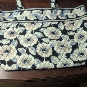 Gently Used Once Large Vera Bradley Tote! Floral Quilted Tote Bag
